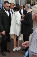 SARA SAMPAIO Arrives at Hotel Martinez in Cannes 05/20/2019