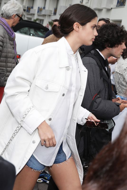 SARA SAMPAIO Arrives at Hotel Martinez in Cannes 05/20/2019