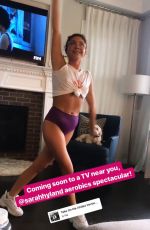 SARAH HYLAND - Aerobics Spectacular, Instagram Pictures and Video 05/26/2019