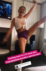 SARAH HYLAND - Aerobics Spectacular, Instagram Pictures and Video 05/26/2019