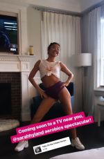 SARAH HYLAND - Aerobics Spectacular, Instagram Pictures and Video 05/26/2019