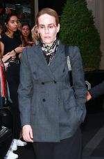 SARAH PAULSON Leaves Mark Hotel in New York 05/04/2019