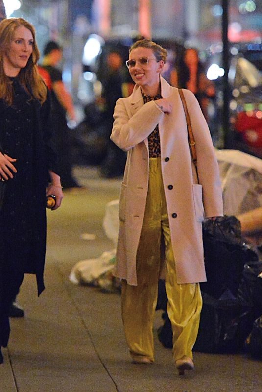 SCARLETT JOHANSSON Leaves Polo Bar in New York 05/13/2019