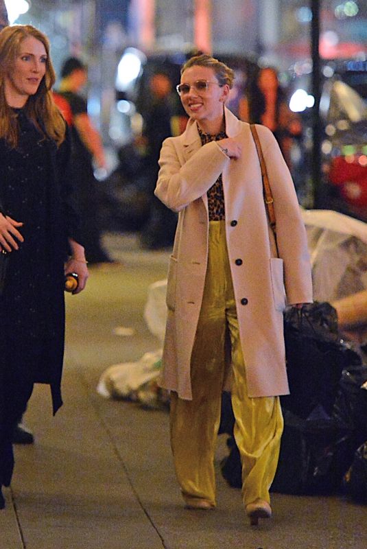 SCARLETT JOHANSSON Leaves Polo Bar in New York 05/13/2019