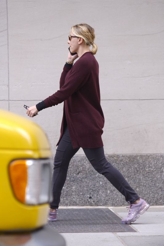 SCARLETT JOHANSSON Out and About in New York 05/01/2019