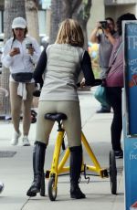 SELMA BLAIR Rides Her Special Bike to Alfred Coffee 05/18/2019