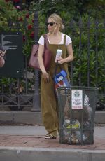 SIENNA MILLER Hailing a Taxi Out in New York 05/29/2019