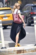 SIENNA MILLER Hails a Taxi in New York 05/02/2019