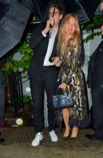 SIENNA MILLER Leaves Anna Wintour