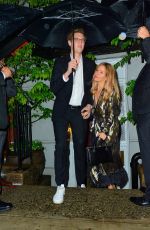 SIENNA MILLER Leaves Anna Wintour