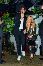 SIENNA MILLER Leaves Anna Wintour