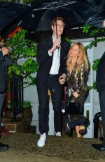 SIENNA MILLER Leaves Anna Wintour