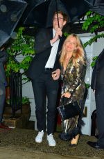 SIENNA MILLER Leaves Anna Wintour