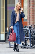 SIENNA MILLER Out in New York 05/03/2019