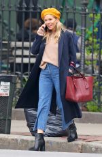 SIENNA MILLER Out in New York 05/03/2019