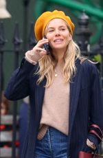 SIENNA MILLER Out in New York 05/03/2019