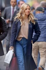 SIENNA MILLER Out in New York 05/03/2019