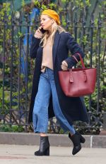 SIENNA MILLER Out in New York 05/03/2019