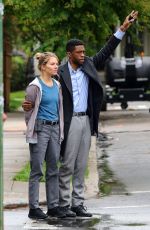 SIENNE MILLER on the Set of 21 Bridges in New York 05/14/2019