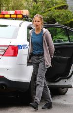 SIENNE MILLER on the Set of 21 Bridges in New York 05/14/2019