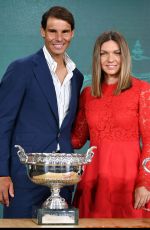 SIMONA HALEP at Drawing of 2019 French Open at Roland Garros in Paris 05/23/2019