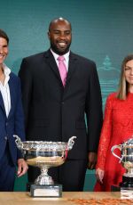 SIMONA HALEP at Drawing of 2019 French Open at Roland Garros in Paris 05/23/2019
