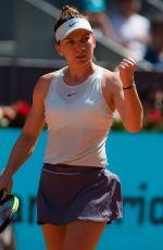 SIMONA HALEP at Mutua Madrid Open Tennis Tournament in Madrid 05/05/2019