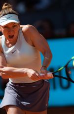 SIMONA HALEP at Mutua Madrid Open Tennis Tournament in Madrid 05/05/2019