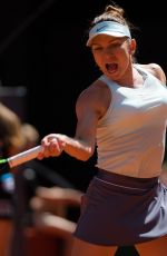 SIMONA HALEP at Mutua Madrid Open Tennis Tournament in Madrid 05/05/2019
