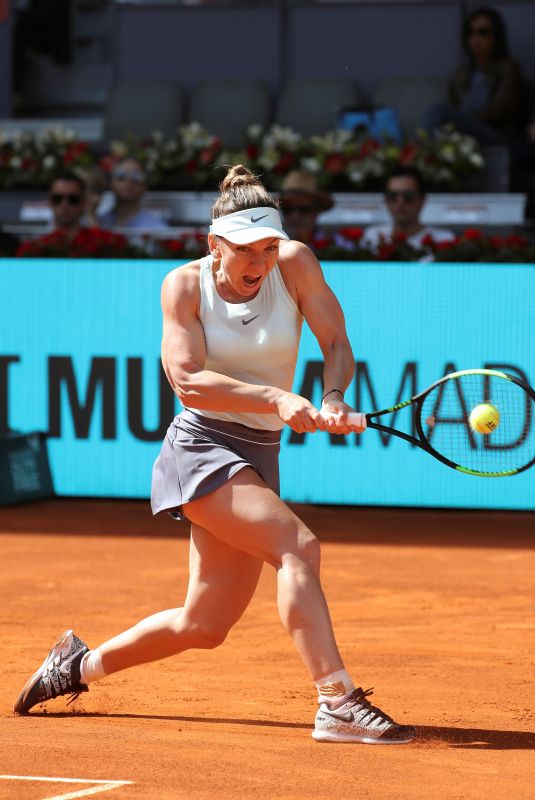 SIMONA HALEP at Mutua Madrid Open Tennis Tournament in Madrid 05/05/2019