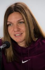 SIMONA HALEP at Press Conference at Roland Garros French Open Tournament in Paris 05/24/2019