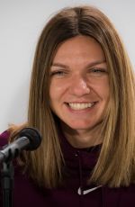 SIMONA HALEP at Press Conference at Roland Garros French Open Tournament in Paris 05/24/2019