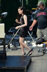SOFIA CARSON on the Set of Extra in Hollywood 05/22/2019