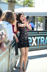 SOFIA CARSON on the Set of Extra in Hollywood 05/22/2019