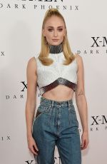 SOPHIE TURNER and JESSICA CHASTAIN at Dark Phoenix Fan Photocall in London 05/22/2019