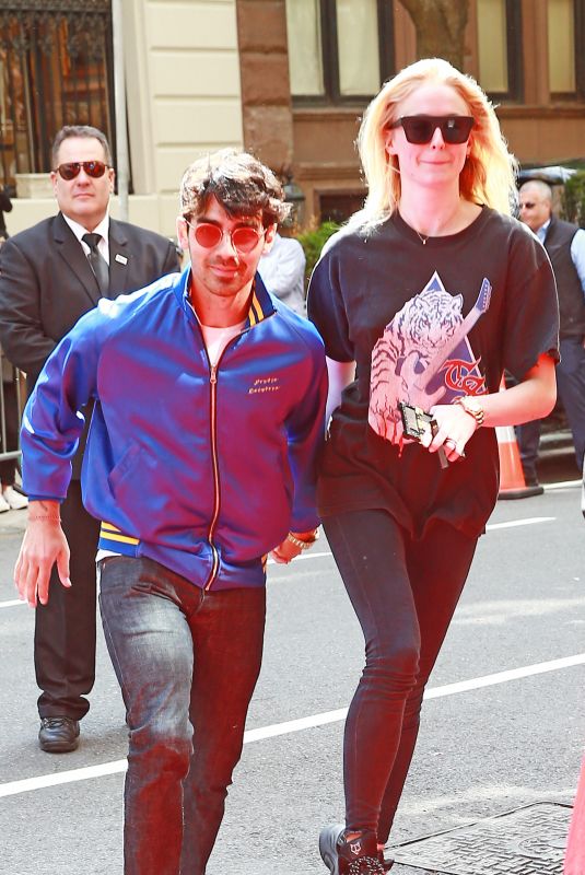 SOPHIE TURNER and Joe Jonas Arrives at Mark Hotel in New York 05/06/2019