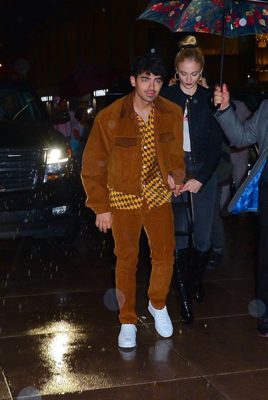 SOPHIE TURNER and Joe Jonas & Arrives at SNL After-party in New York 05/11/2019