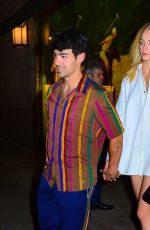 SOPHIE TURNER and Joe Jonas at Polo Bar in New York 05/10/2019