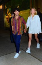 SOPHIE TURNER and Joe Jonas at Polo Bar in New York 05/10/2019