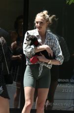 SOPHIE TURNER and Joe Jonas Out with Their Dogs in New York 05/18/2019