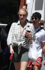 SOPHIE TURNER and Joe Jonas Out with Their Dogs in New York 05/18/2019