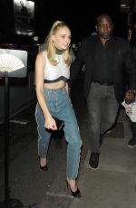 SOPHIE TURNER Arrives at Her Hotel in London 05/22/2019