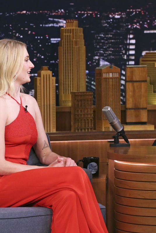 SOPHIE TURNER at Tonight Show Starring Jimmy Fallon in New York 05/11/2019
