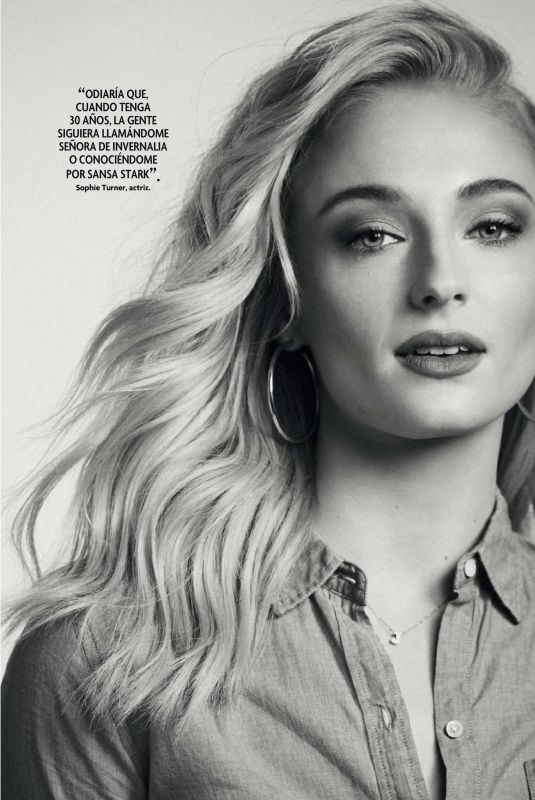 SOPHIE TURNER in Fotogramas Magazine, June 2019