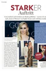 SOPHIE TURNER in Tirolerin Magazine, Austria June 2019