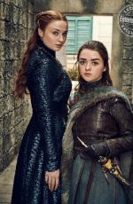 SOPHIE TURNER, MAISIE WILLIAMS and EMILIA CLARKE in Entertainment Weekly 05/31/2019