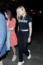 SOPHIE TURNER Night Out in London 05/24/2019