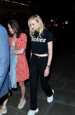 SOPHIE TURNER Night Out in London 05/24/2019