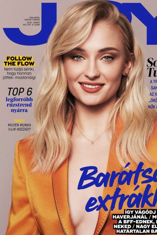 SOPHIE TURNER on the Cover of Joy Magazine, Hungary June 2019