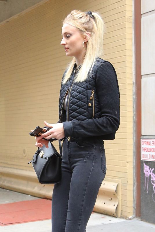 SOPHIE TURNER Out in New York 05/11/2019